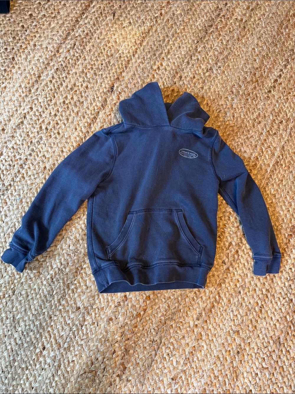 Vineyard Vines Kids Navy Hooded Pullover Sweatshirt